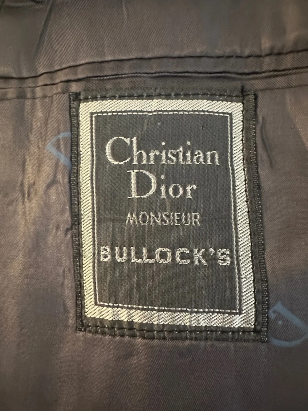 Christian Dior Men's Classic Pinstripe Special Occasion Vintage Suit Jacket - Picture 5 of 5